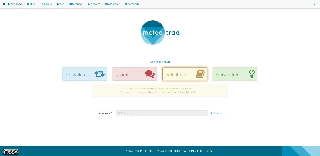 Screenshot of MeteoTrad